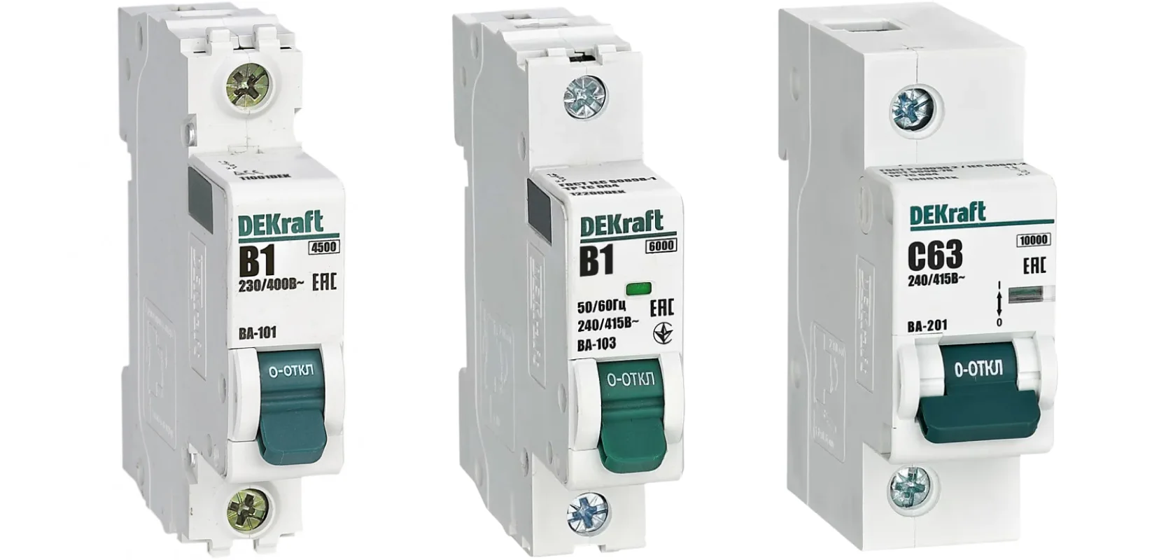 Автоматический выключатель ВА-101 / ВА-103 / ВА-201
